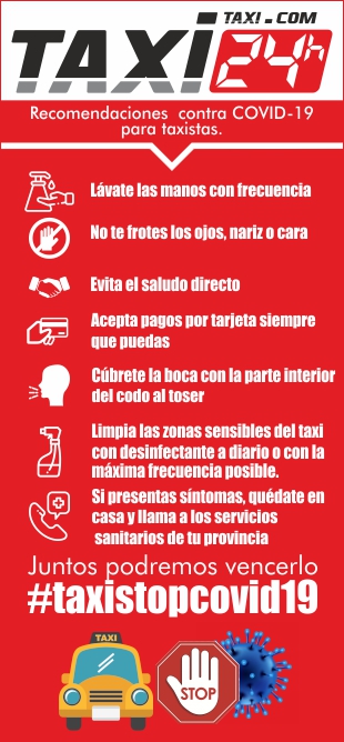 precauciones taxi covid 19