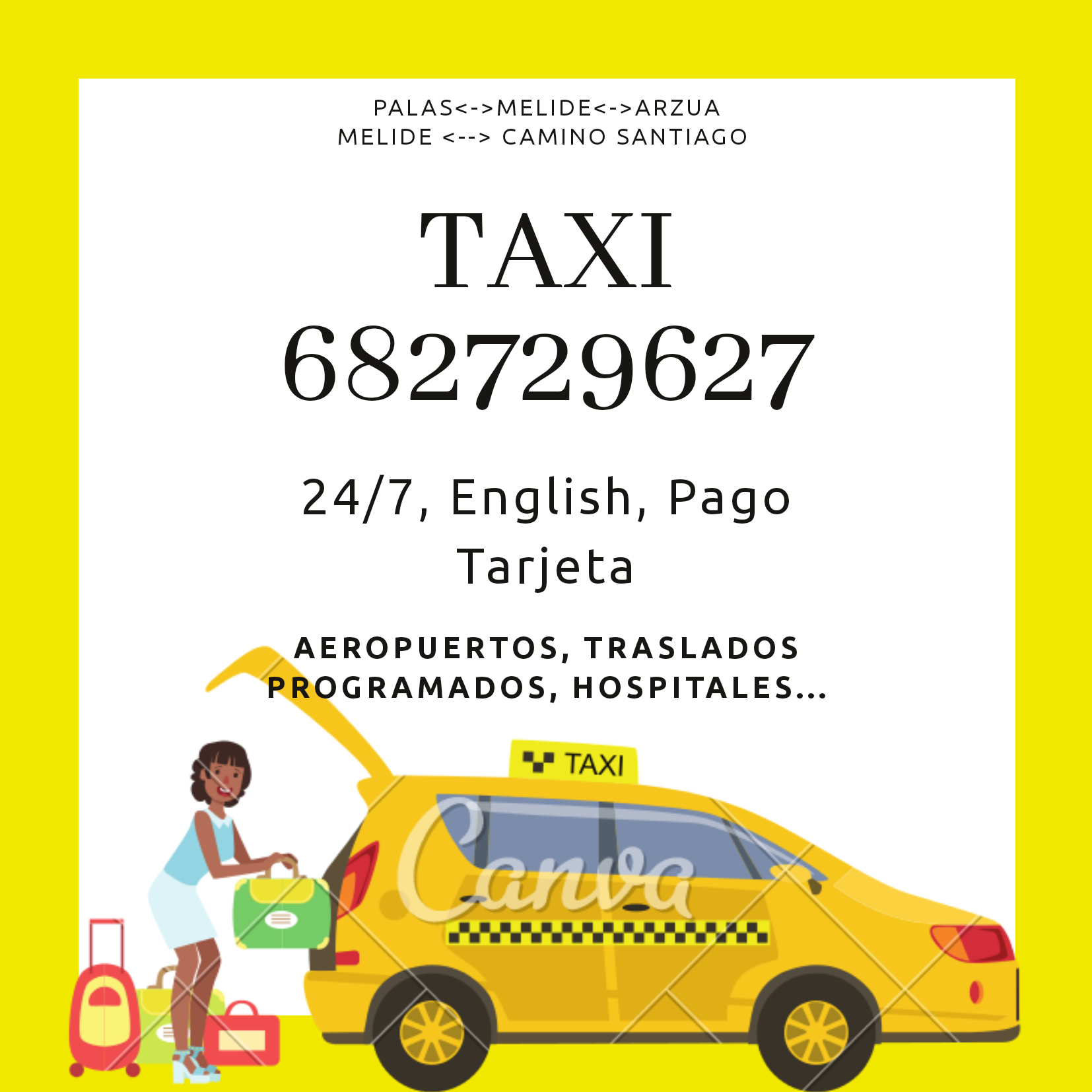 Taxi 24 Horas Melide (Taxi Vicente)