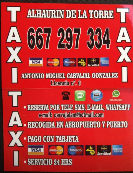 Taxi 24 Horas 6 Alhaurín de la Torre (Taxi Alhaurín)